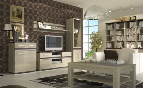 border Eleganckie meble do jadalni z płyty laminowanej